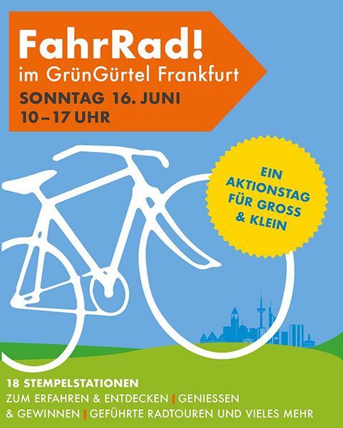 Werbeplakat GrünGürtel-Fahrradtag 2024